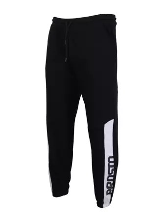 Spodnie dresowe męskie Prosto Klasyk Guss czarne