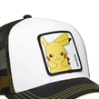 Czapka z daszkiem Capslab Pokemon Pikachu biało/czarna