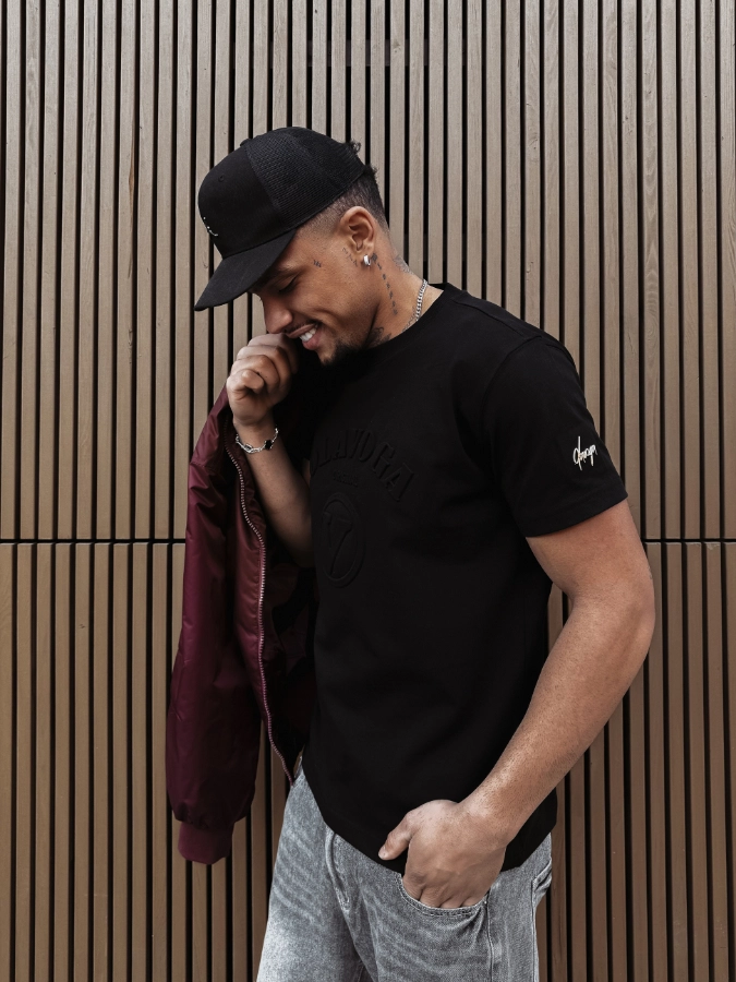 Koszulka męska T-Shirt Olavoga Raven czarna