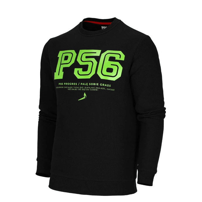 Bluza męska klasyczna Prorok Dudek P56 PSG crewneck czarna