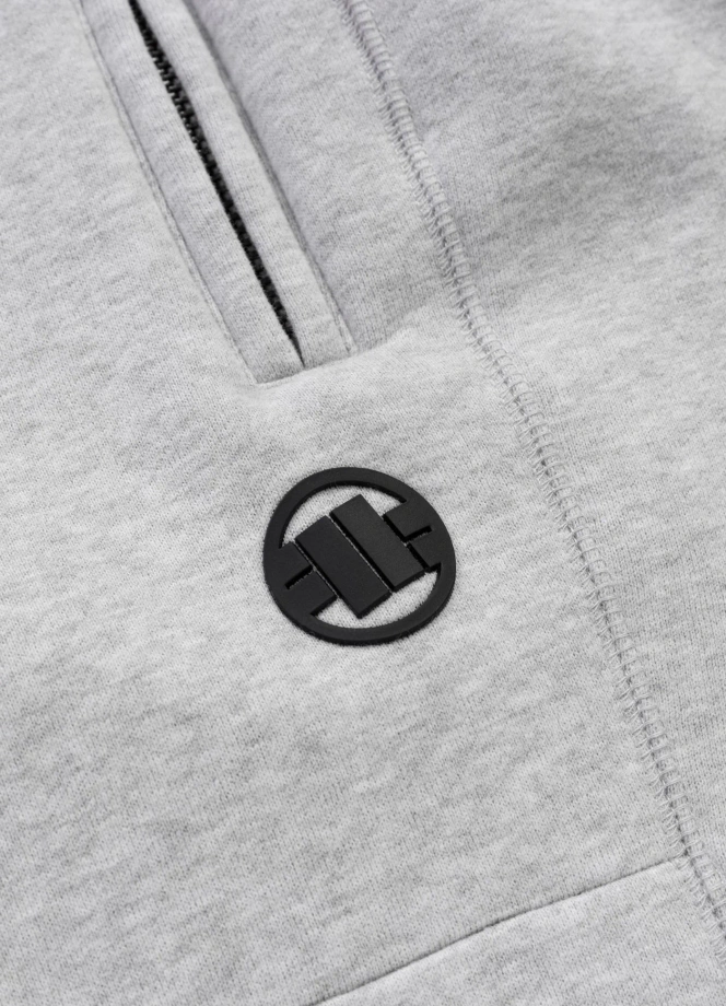 Spodnie męskie dresowe Pit Bull Small Logo HD szare