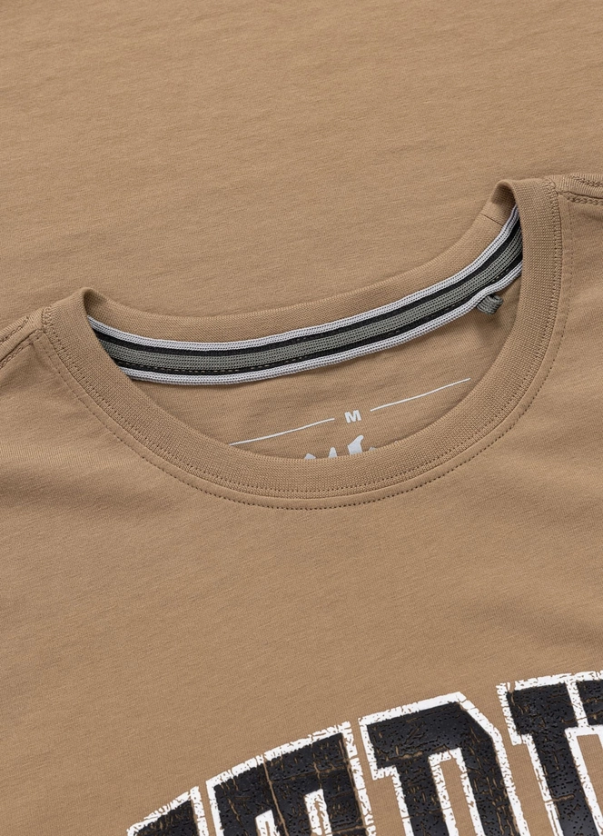Koszulka męska T-Shirt Pitbull West Coast Norton brązowa