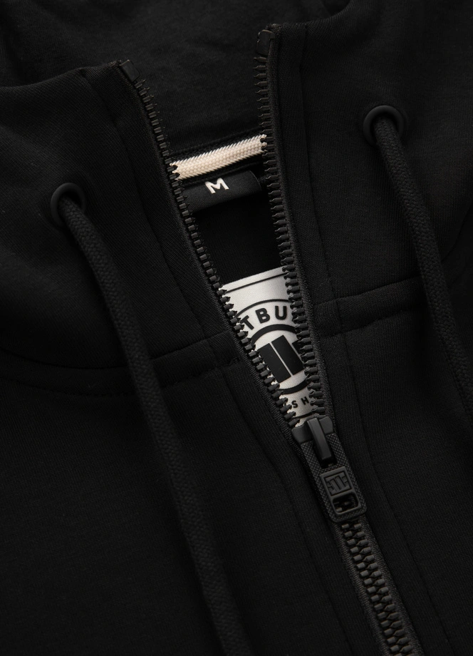 Bluza męska rozpinana z kapturem Pit Bull Sampson 25 ZIP czarna