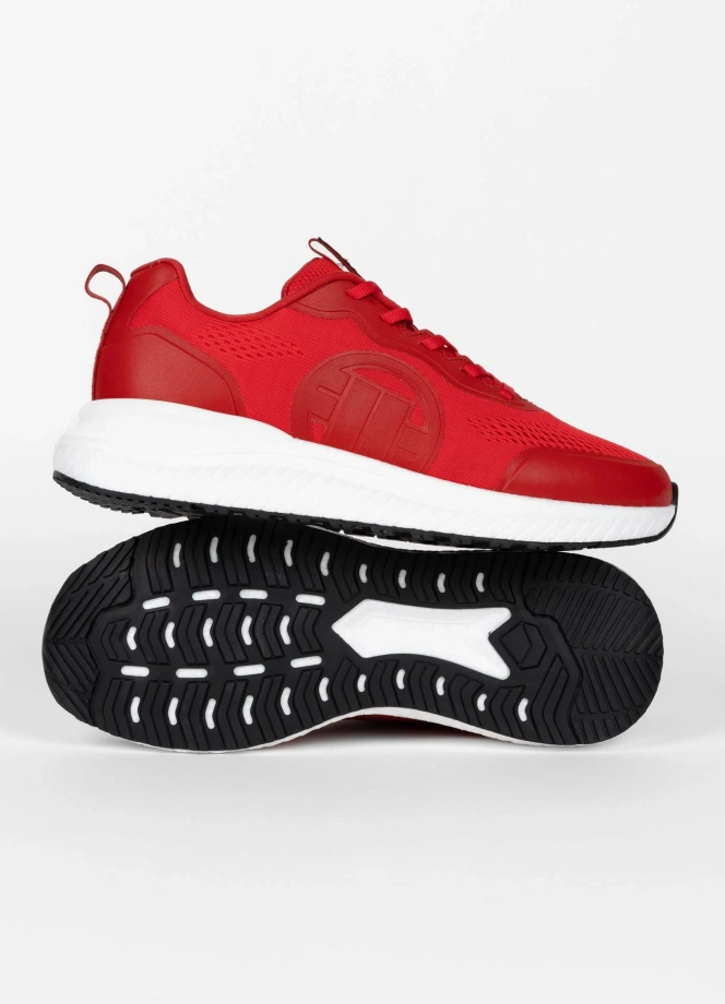 Buty sportowe sneakersy męskie Pit Bull Dogwood czerwone