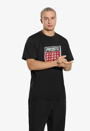 Koszulka męska t-shirt Prosto Infine czarna