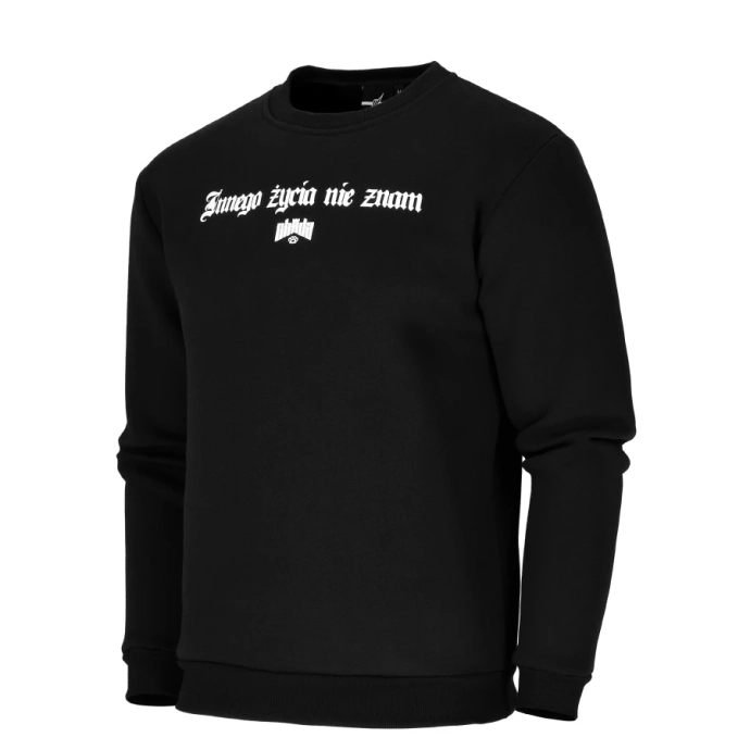 Bluza klasyczna męska Chada Proceder Innego życia nie znam czarna