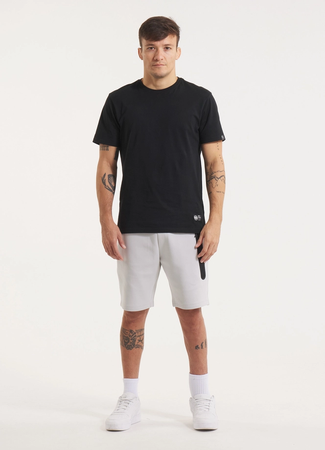 Spodenki szorty dresowe męskie Pitbull Dogwood Pocket złamana biel