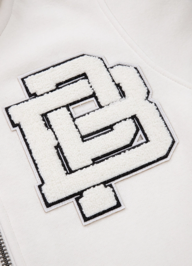 Bluza damska z kapturem Pit Bull Pitbull Sherpa Ruffina 24 ZIP biała