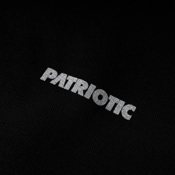 Bluza męska z kapturem Patriotic F-Steel czarna