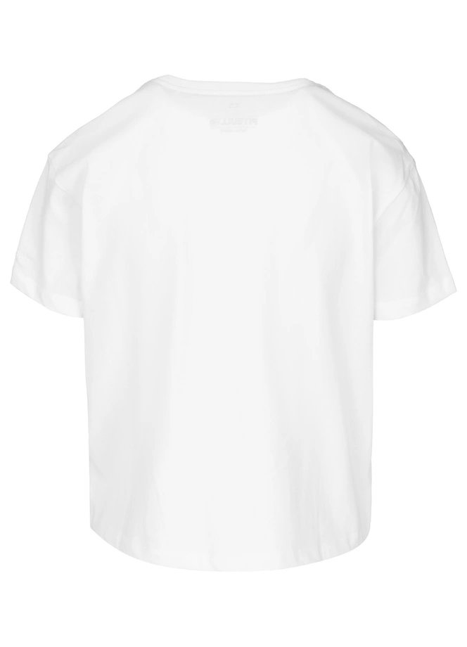 Koszulka damska T-shirt oversize Pit Bull Heart biała
