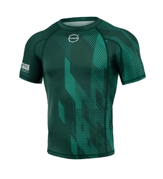 Koszulka męska rashguard Octagon PREMIUM Diamond zielony