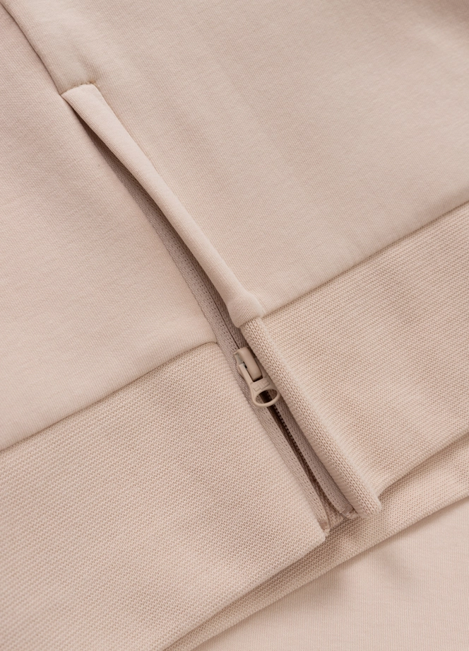 Bluza damska z kapturem Pitbull Discovery beżowa