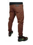 Spodnie chino męskie jogger Ciemna Strefa RPK CS brązowe