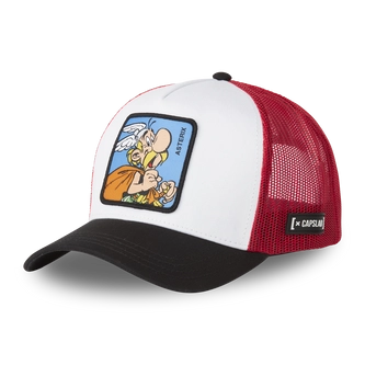 Czapka z daszkiem Capslab Asterix biało/czerwono/czarna