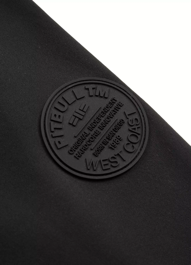 Kurtka męska przejściowa wiosenna Pit Bull Roxton Hooded czarna