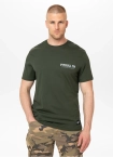 Koszulka męska T-Shirt Pit Bull Pitbull Parabellum ciemno zielona
