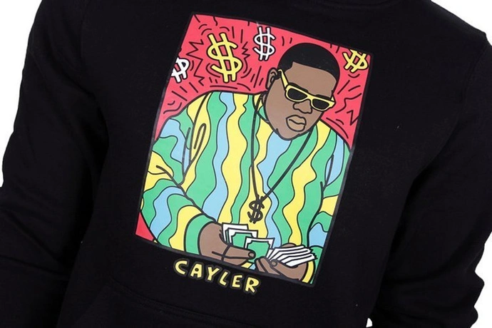 Bluza z kapturem Cayler & Sons WL Big Lines hoody black