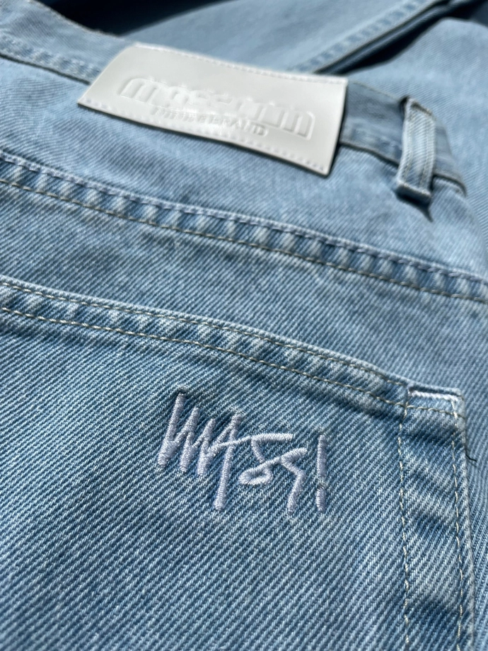Spodnie męskie Jeans Mass Denim Signature 2.0 jasno niebieskie