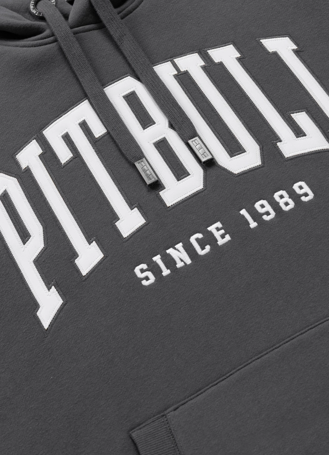 Bluza męska z kapturem Pit Bull Norton grafitowa