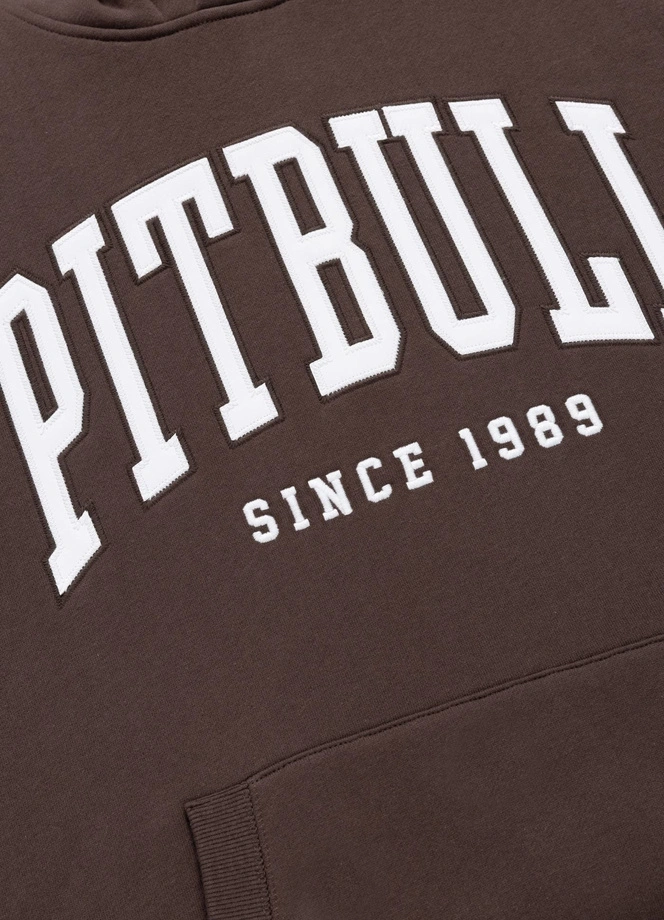 Komplet dresowy męski Pit Bull Norton brązowy
