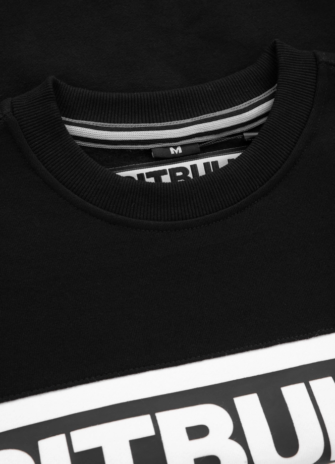 Bluza męska Pitbull Pit Bull Sherwood 24 crewneck czarna