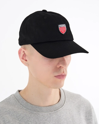 Czapka z daszkiem Prosto Shield czarno/czerwona