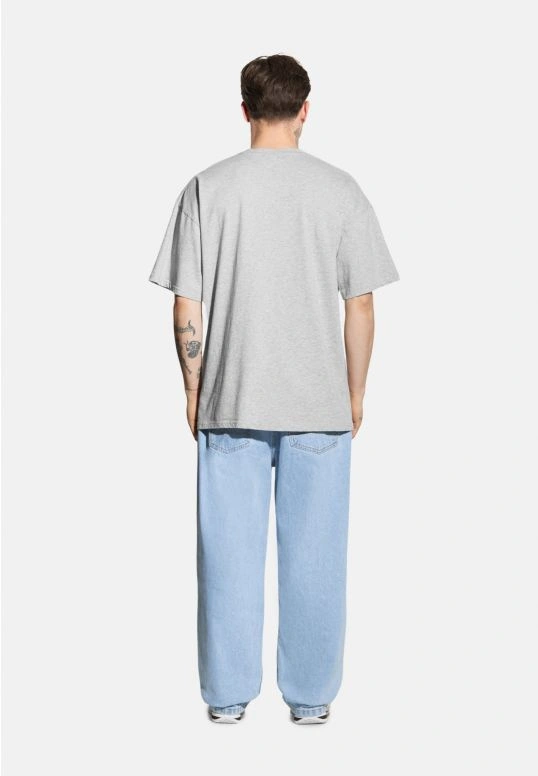 Koszulka męska t-shirt oversize Prosto Box szara