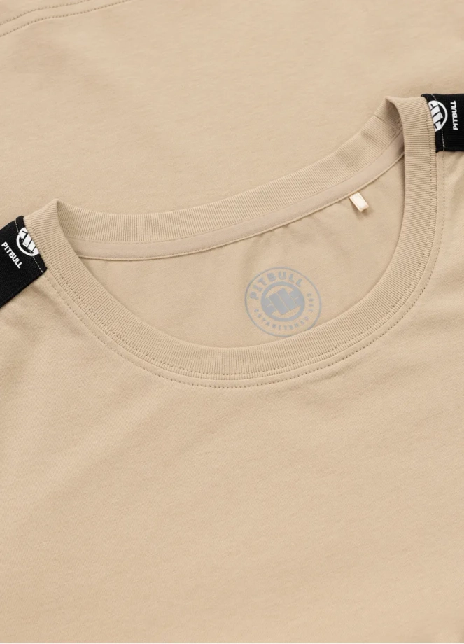 Koszulka damska T-shirt Pit Bull Tape Nugget beżowa