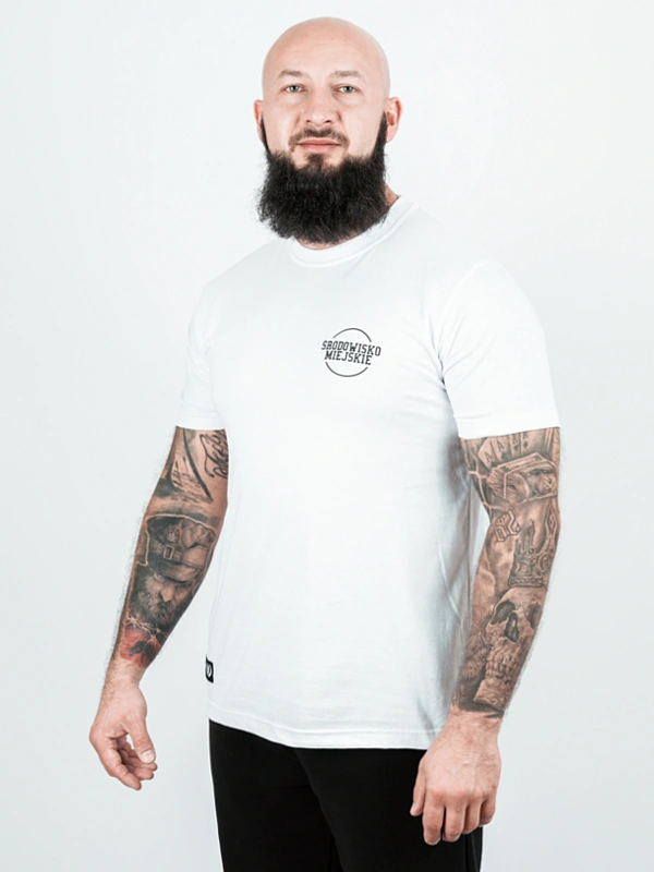 Koszulka męska t-shirt Środowisko Miejskie Split biała