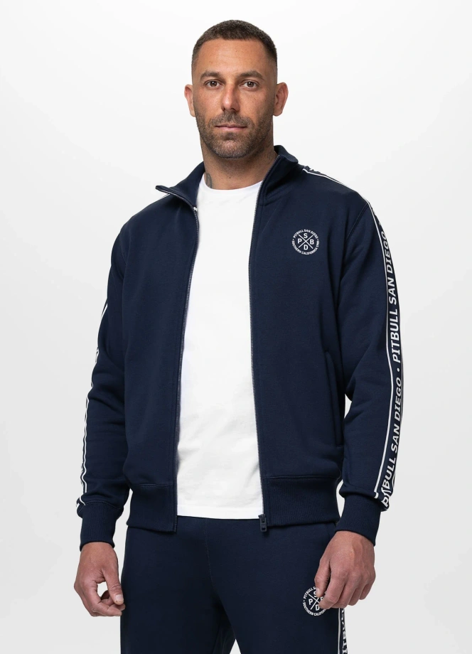 Bluza męska rozpinana Pit Bull Nexus granatowa