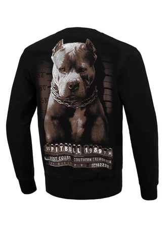 Bluza bez kaptura Pitbull Mugshot crewneck czarna