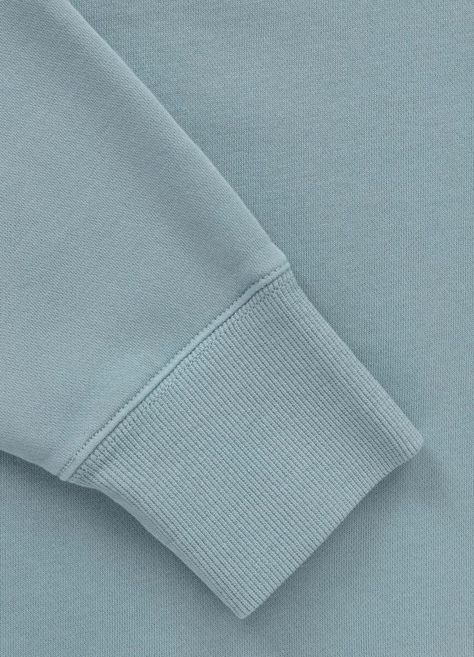 Bluza męska bez kaptura Pitbull Pit Bull Lancaster 2 Washed jasno niebieska