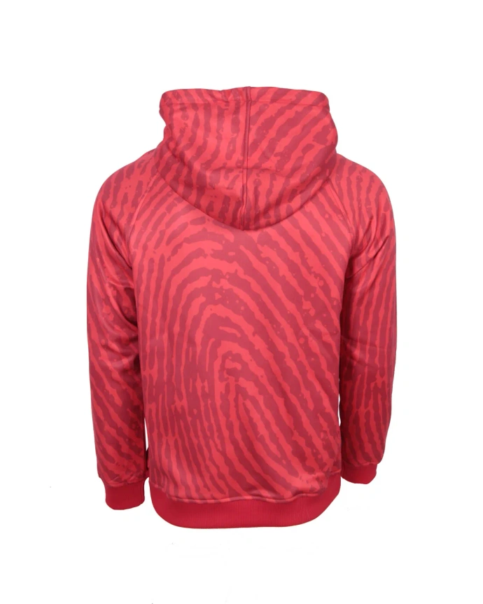 Bluza męska z kapturem Dudek P56 Imprinnt czerwona