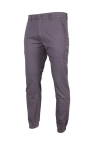 Spodnie męskie jogger Prosto Klasyk Evening Chino szare