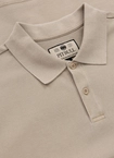 Koszulka męska Polo Pitbull Pique Small Logo Washed beżowa