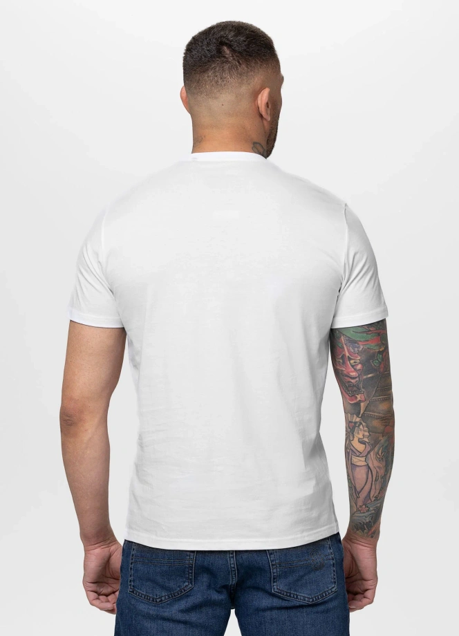 Koszulka męska T-Shirt Pit Bull Palms biała