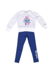 Komplet dresowy Champion Junior Bear crewneck biały