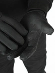 Rękawiczki zimowe Środowisko Miejskie Softshell Laur Touch Screen czarne
