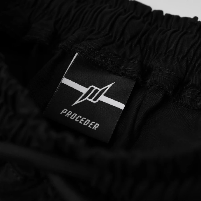 Spodnie męskie jogger chino Chada Proceder Kastet Logo czarne