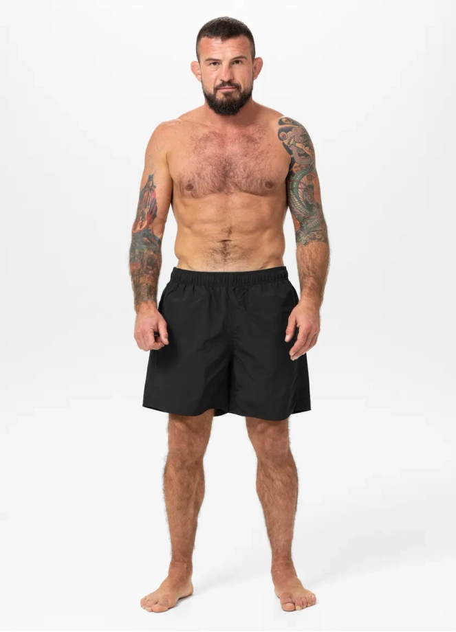Spodenki szorty kąpielowe męskie Pitbull Crownhill czarno/czarne