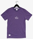 Koszulka męska T-shirt Elade throw up 3D fioletowa