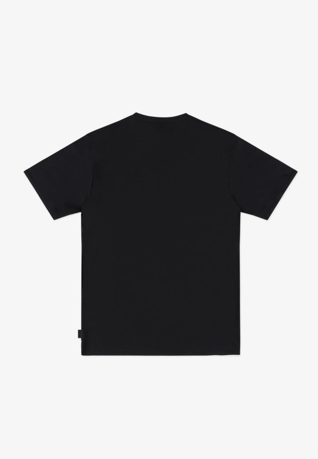 Koszulka męska t-shirt Prosto Shield Slim czarna