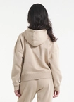 Bluza damska z kapturem Pitbull Manzanita Washed beżowa