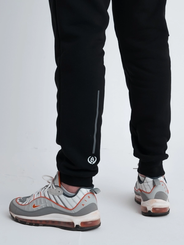 Spodnie dresowe męskie cargo Środowisko Miejskie Classic czarne