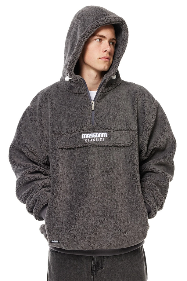 Kurtka przejściowa polarowa Mass Denim Frontside 2.0 szara