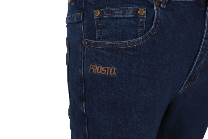 Spodnie męskie jogger jeans Prosto Klasyk Hees granatowe