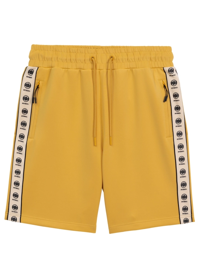 Komplet dresowy krótki Pitbull Pit Bull Powers żółty