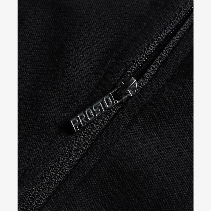 Bluza męska ze stójką Tracktop Prosto Klasyk Icool czarna