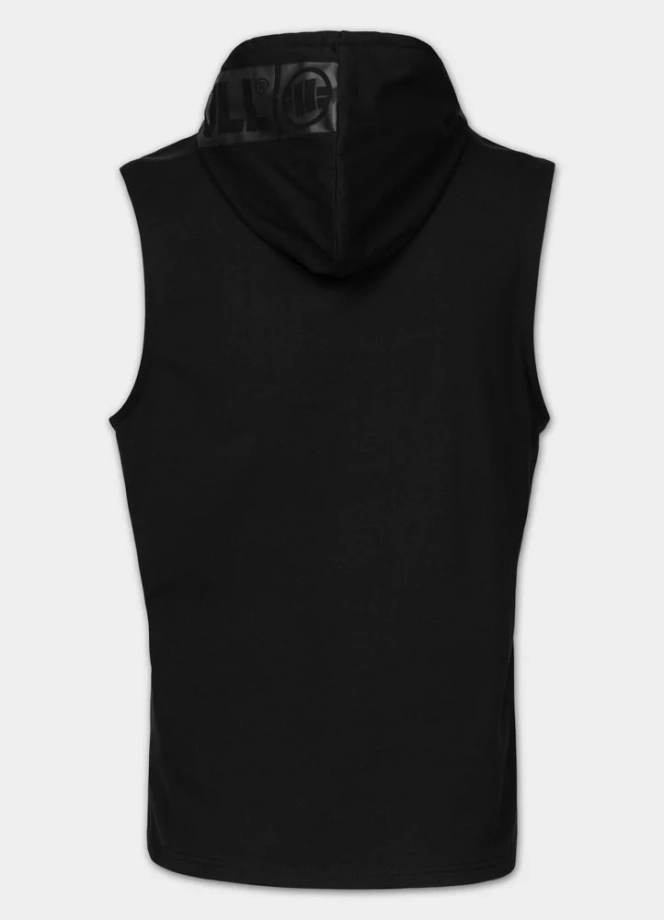 Koszulka męska tank top z kapturem Pit Bull Pitbull Mercado Hilltop czarna