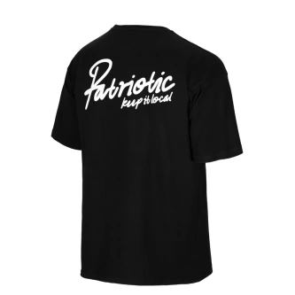 Koszulka męska T-shirt oversize Patriotic College Keep It czarna